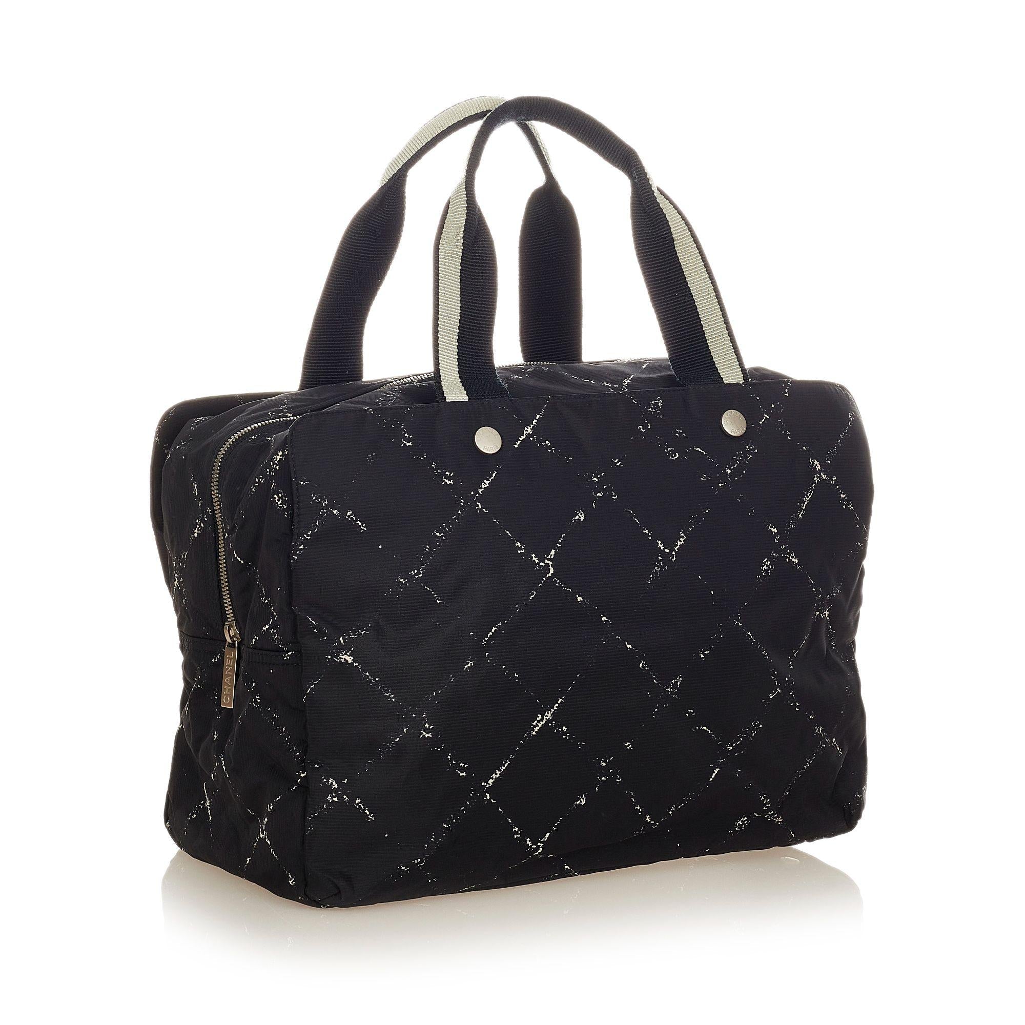 Chanel Old Travel Line Nylon Handbag