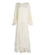 Khaite Valli Layered Silk Dress