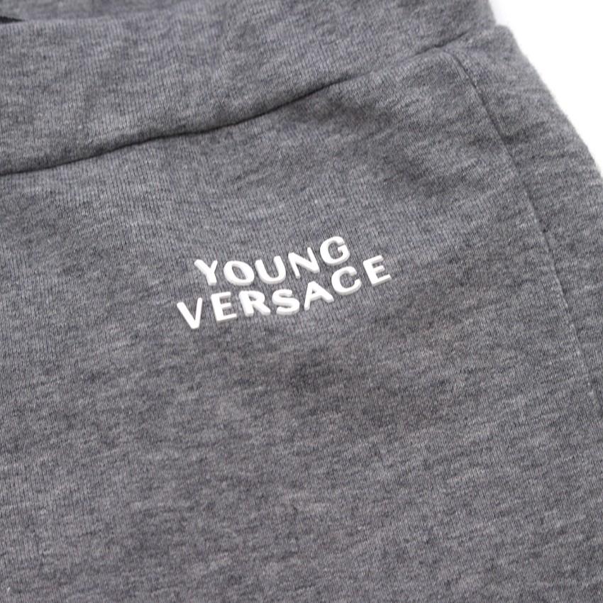 Young Versace 12 Month striped track shorts