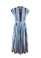 Loro Piana Rachele Shoreline Belted Midi Dress