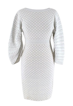 Waffle Knit Mini Dress