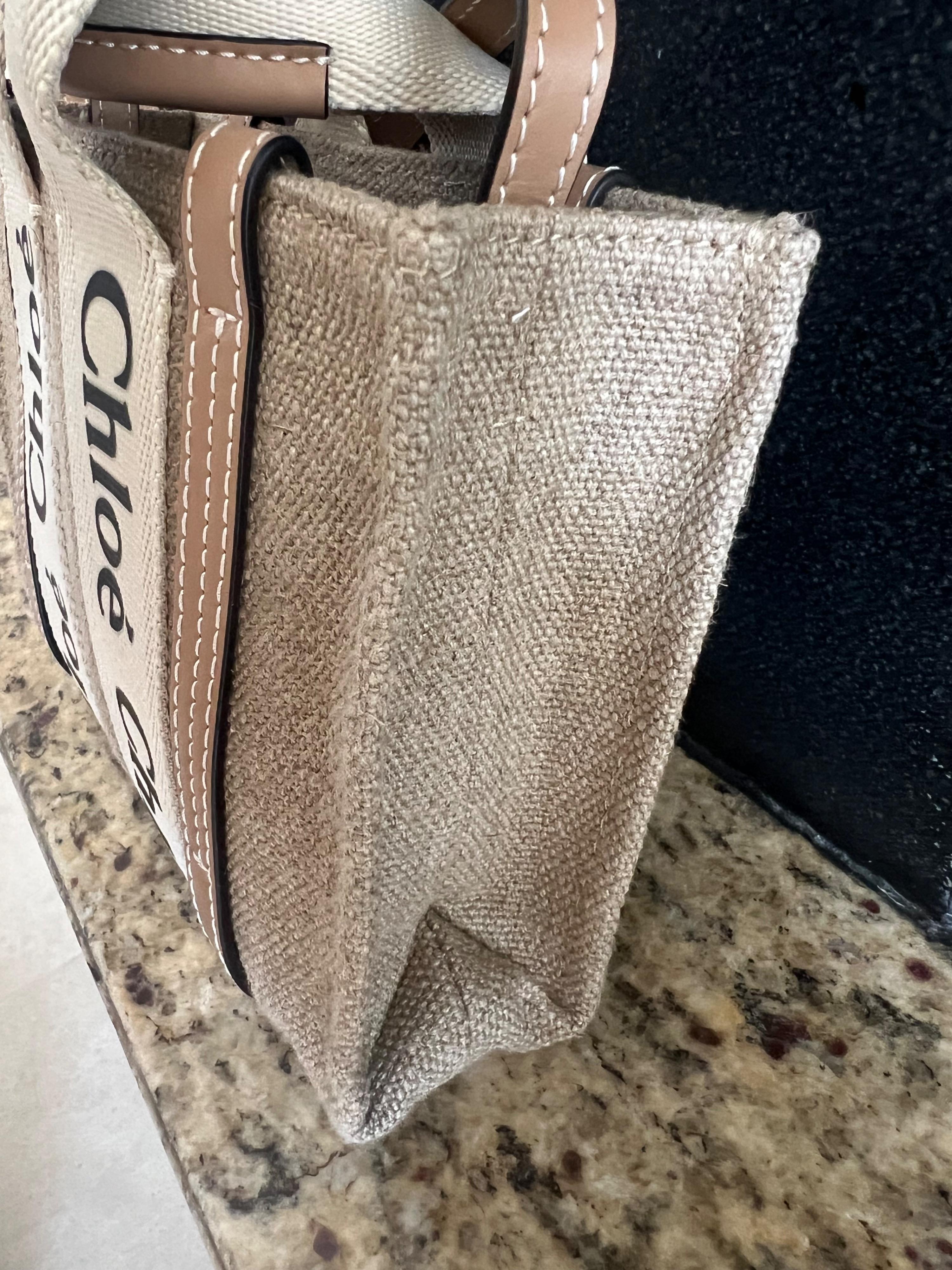 Beige Mini Woody Bag