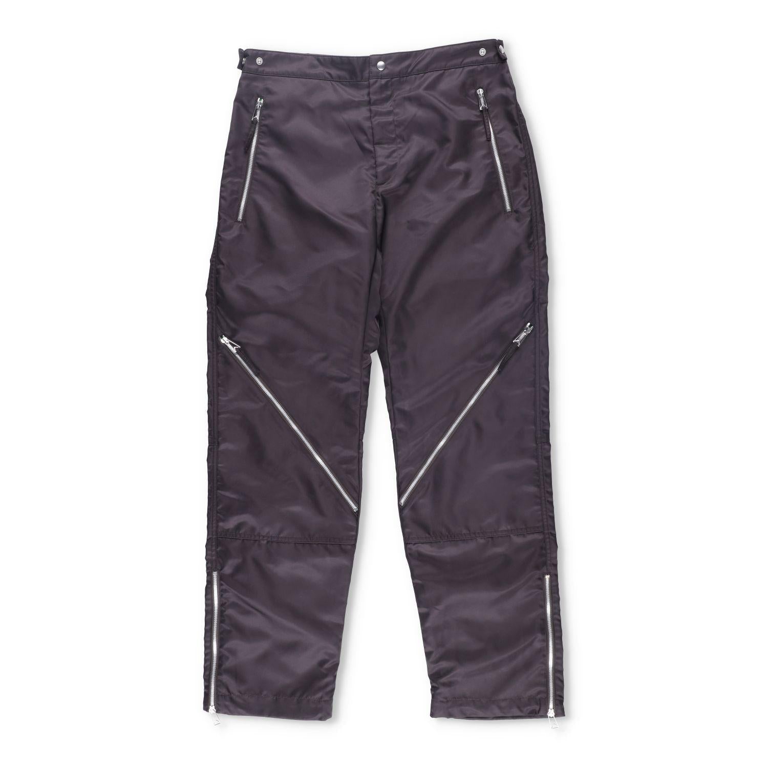 Bottega Veneta Nylon Zip Pants