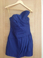Catherine Malandrino Navy Blue Strapless Cocktail Dress