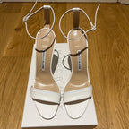 White Leather Spezia 115 Sandals