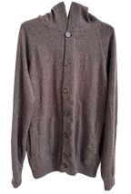 Brunello Cucinelli Hooded Cashmere Sweater/Cardigan