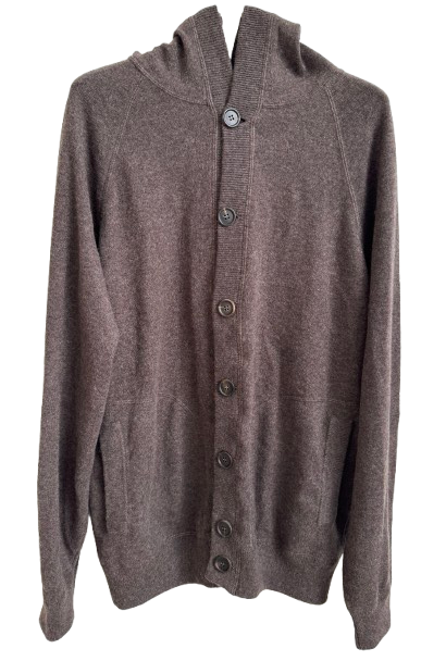 Brunello Cucinelli Hooded Cashmere Sweater/Cardigan