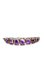 Vintage Fine Quality Amethyst And Gold Bracelet