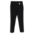Balenciaga Black Single Button Detail Trousers