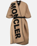 Moncler Beige Wool Blend Mantella Poncho