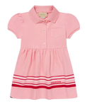 Pink Cotton Piquet Dress 6-9 months