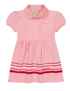 Pink Cotton Piquet Dress 6-9 months