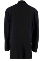 Jil Sander Black Single Breasted Wool Blend Blazer