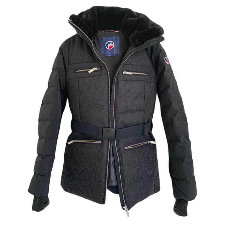 Fusalp Black/Anthracite Down Belted Jacket