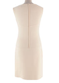 Valentino Boutique Buttermilk Sleeveless Wool Dress