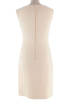 Valentino Boutique Buttermilk Sleeveless Wool Dress