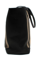 Tanner Krolle Black Striped Cadogan Tote Traveller Bag