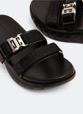Givenchy Black Leather Marshmallow Sandals
