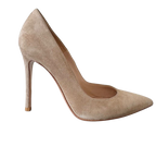 Gianvito Rossi Beige Suede Pumps