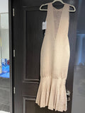 Galvan Beige Arato Knit Dress