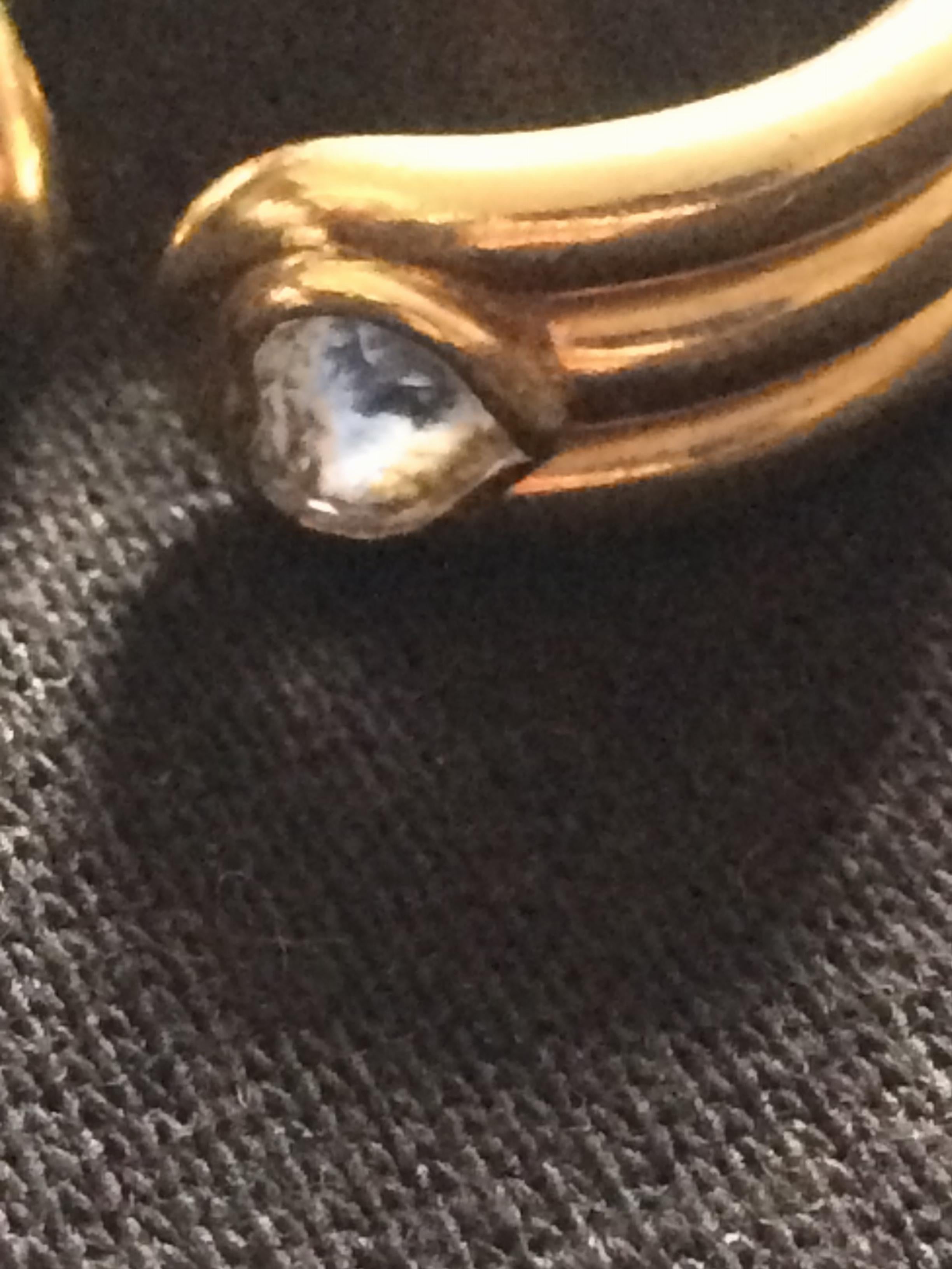 Chopard Heart Shaped Diamond Open Band Ring