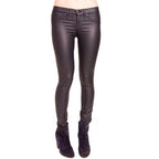 Rag & Bone Zipped-Hem Wet-Look Jeans