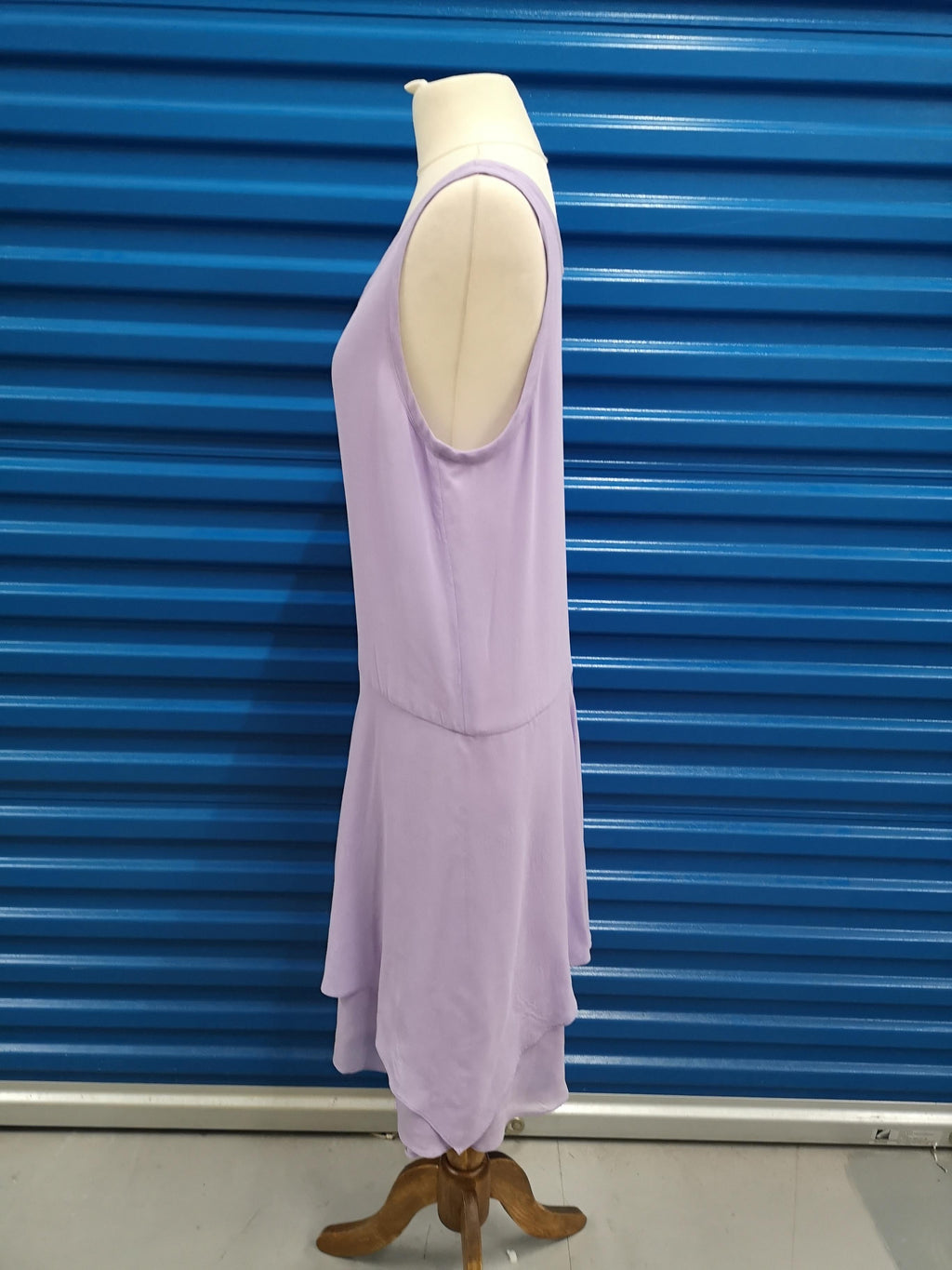 Joseph scoop-neck lilac dress