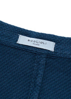 Boglioli Blue Textured Jacket / Blazer