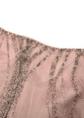 Jenny Packham Beaded Layered Dusky Pink Mini Dress