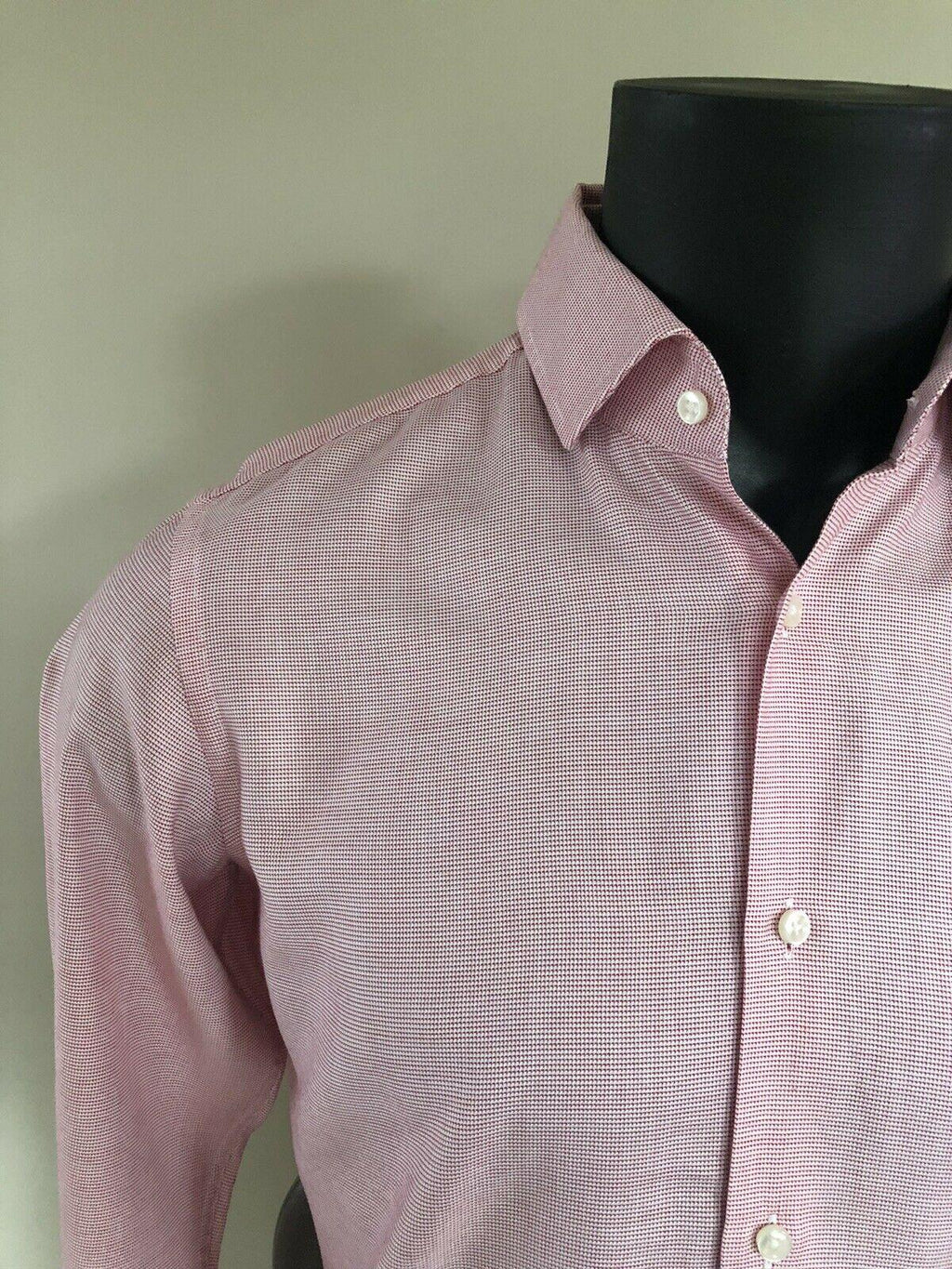 Boss Hugo Boss Red & White Check Shirt