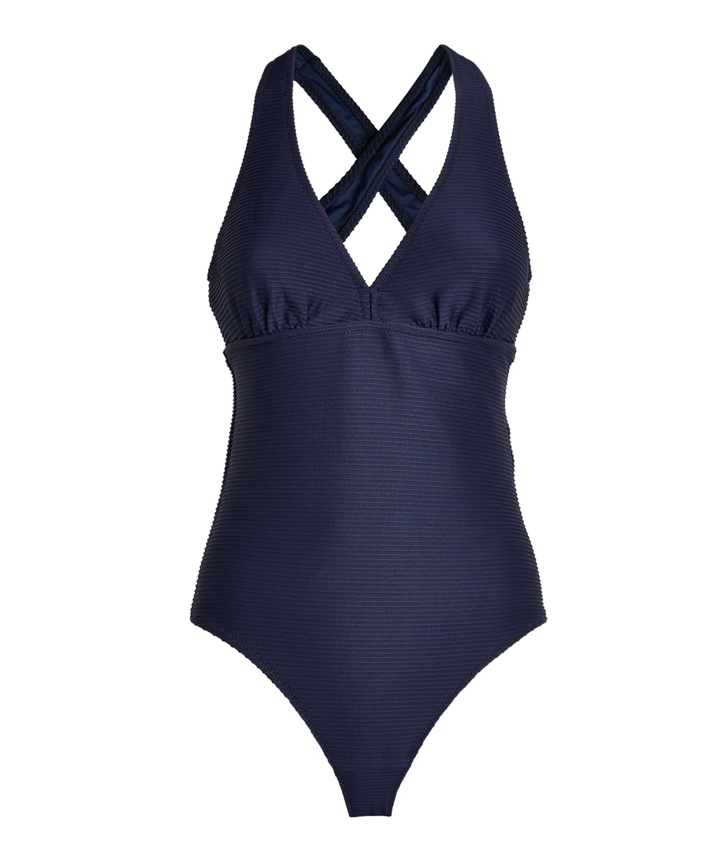Heidi Klein Ribbed Underwired Swimsuit