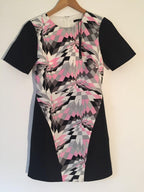 Tibi Isosceles Silk Blend Dress