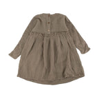 Olive Green Muslin Dress
