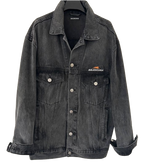 Oversized Button-Up Denim Jacket
