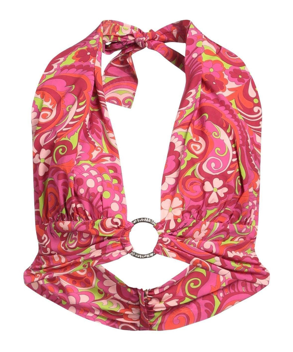 Dolce & Gabbana Printed Silk Top