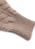 Christopher Esber Cropped Cable-knit Underwired Jumper