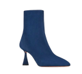 Aquazzura Blue Suede Amore Bootie 75
