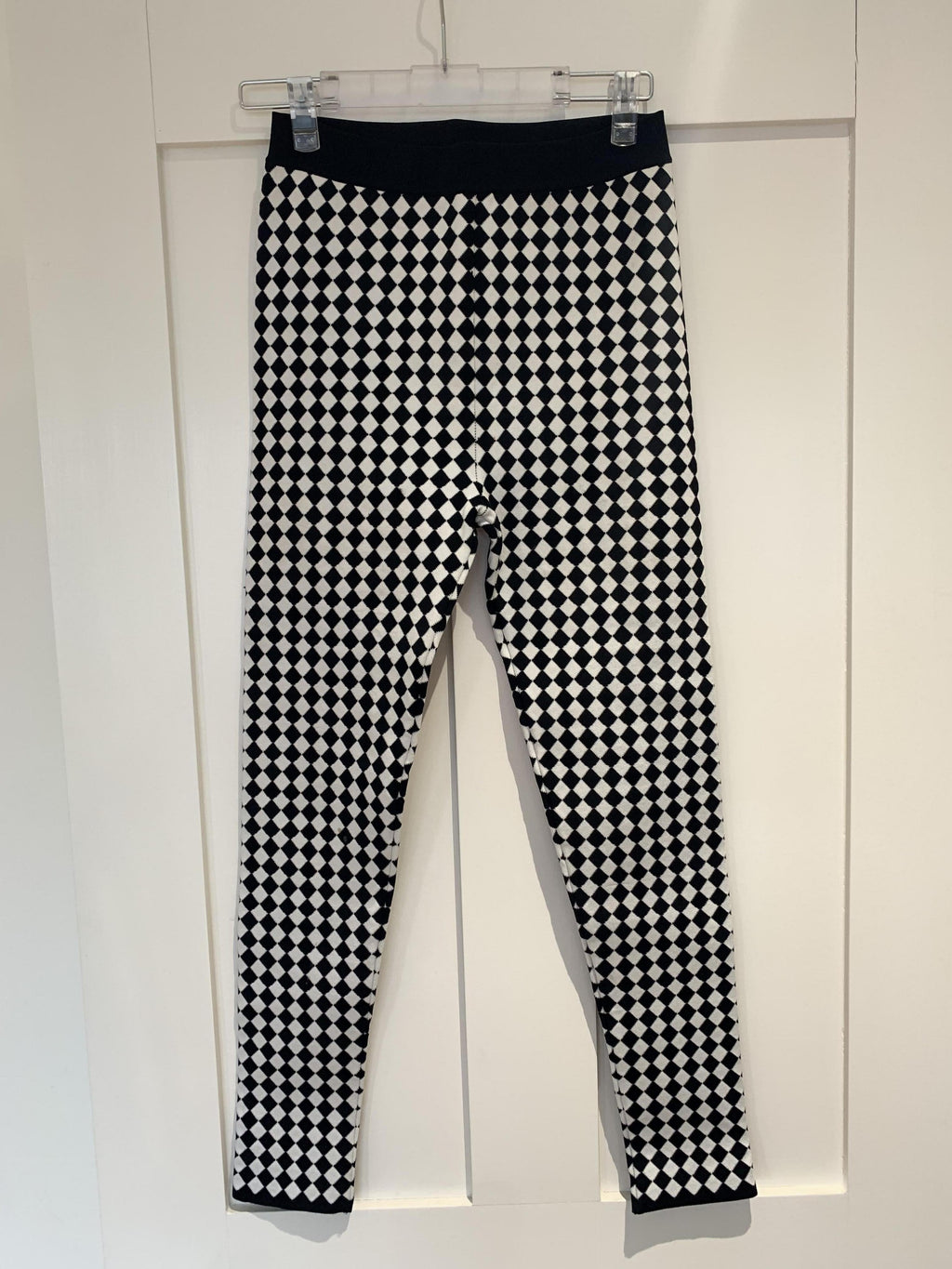 Balmain Monochrome Harlequin Trousers