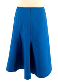 Blue A-line Slip Skirt