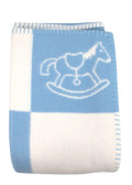 Hermes Blue Avalon Baby Blanket