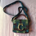 Chloe Green Lizard Embossed C Bag