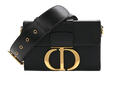 Small Black Leather Montaigne 30 Bag