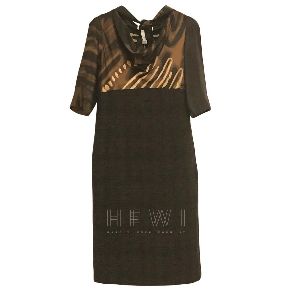Max Mara Tweed & Silk Dress