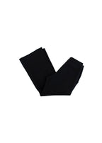 Black Textured Pants