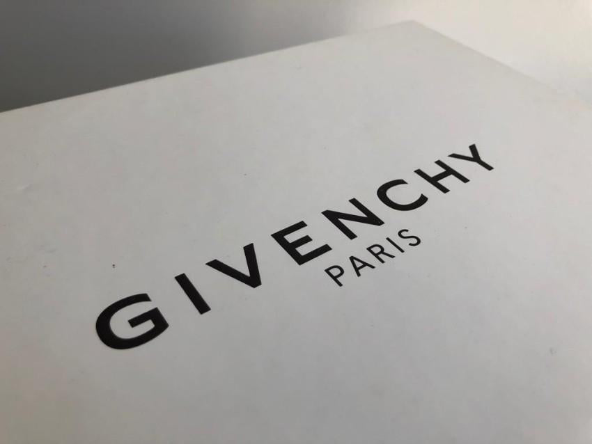 Givenchy Satin & Leather Lace-Up Sandals