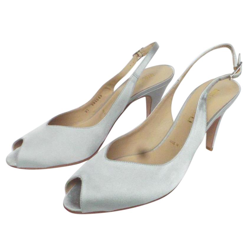 Bruno Malgi satin sling back shoes