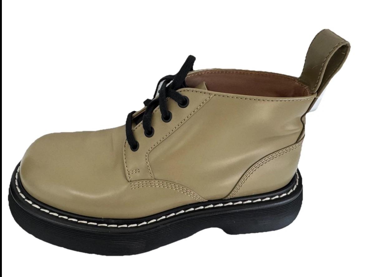 Leather Lace Up Combat Boots