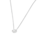 Platinum Oval Cut Diamond Pendant 3.00ct D/VS1