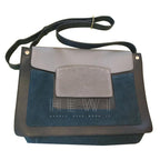 Gerard Darel Suede & Leather Satchel