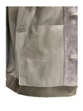 Blue-Gray Suede Jacket